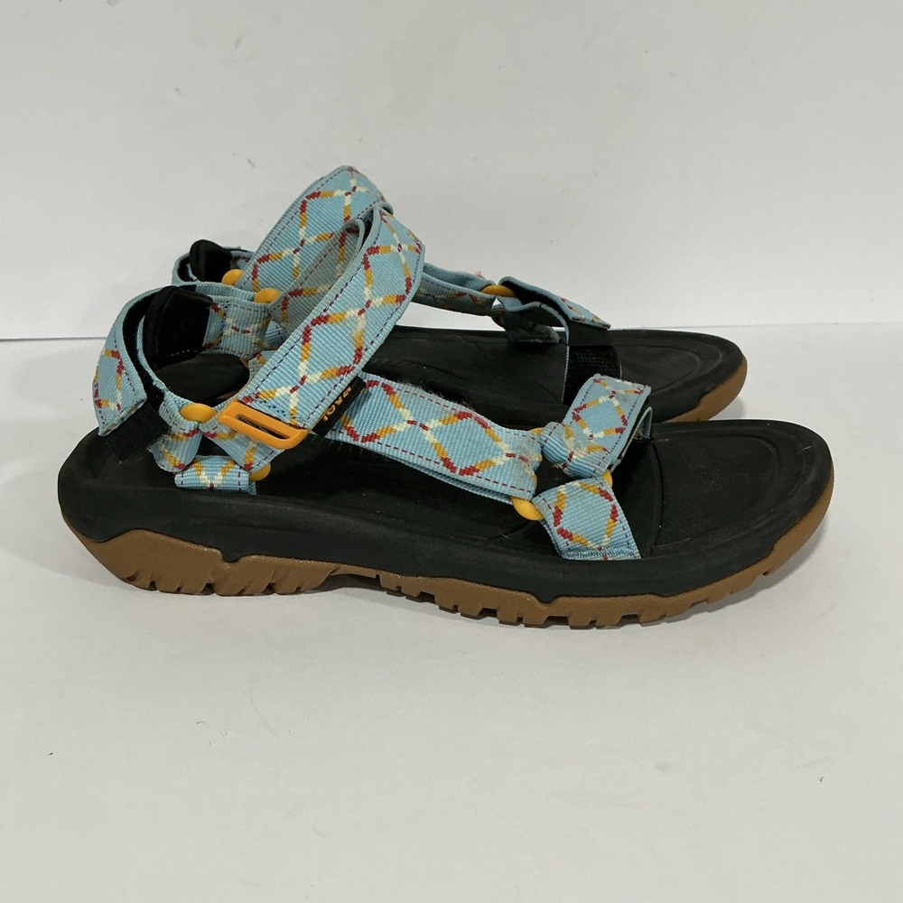 Teva W Hurricane XLT 2 Blue Adjustable Strappy Sandals, Comfort, Hiking, 7